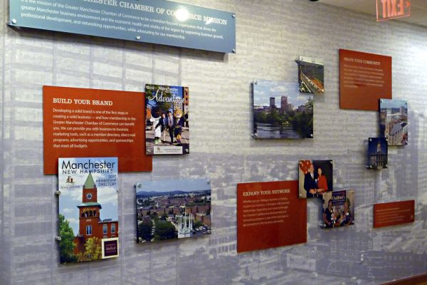 Manchester Chamber of Commerce History Wall Design