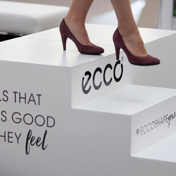 ECCO Shoe Pop-up Brand Experience, Product Launch, Coupon “Lift” Program