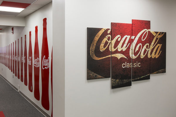 Coca-Cola Brand Design and Presentation, Corporate Office and Production Facility Design